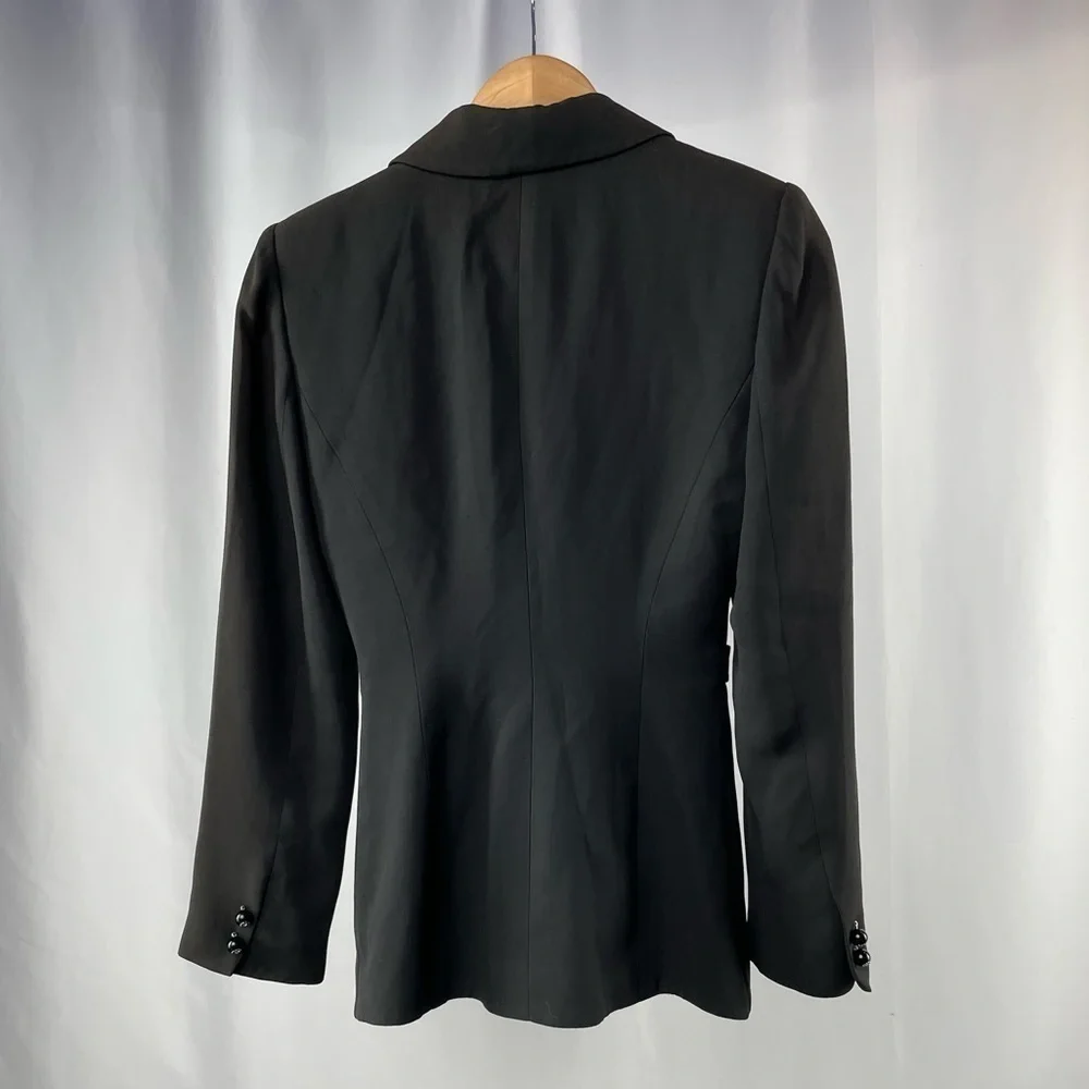 Alberto Makali Button‎ Blazer in Black Size 4